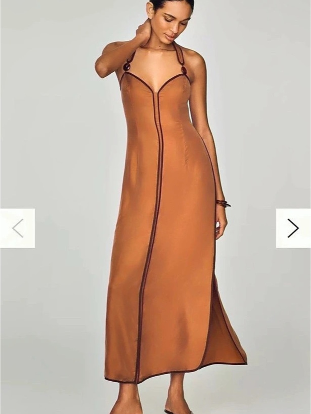NWT Anthropologie SANCIA VERITY HALTER MAXI DRESS